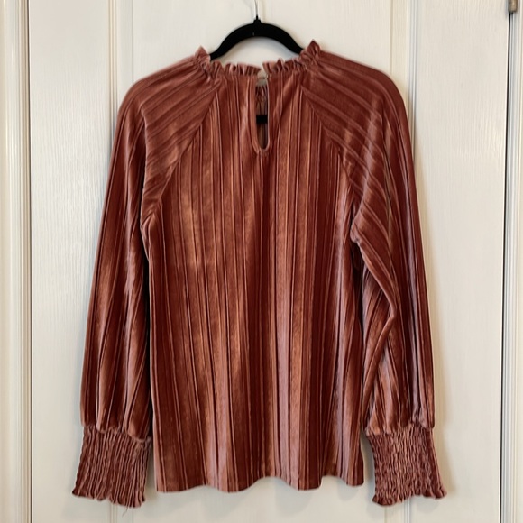 Velour blouse - Picture 2 of 3